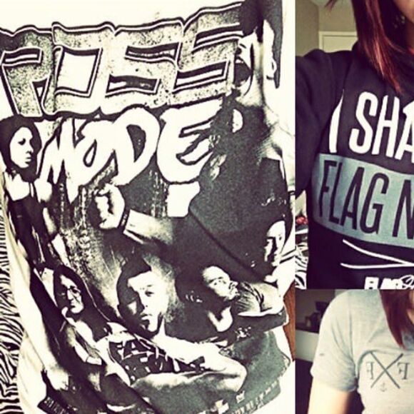 Flag nor fail Ross Mode rare retired tee shirt - Picture 2 of 2